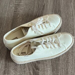 Keds Women's Cream Triple Up Platform Sneakers - Women’s size 10